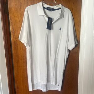 U.S. Polo Assn. Men's White Polo Shirt